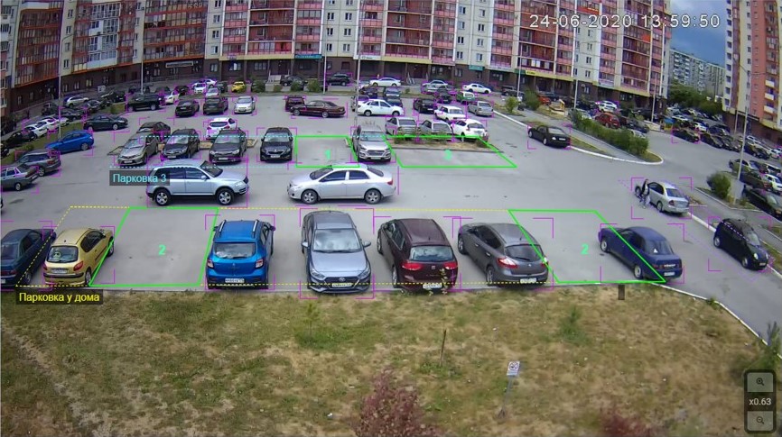 Парковки: экран 1